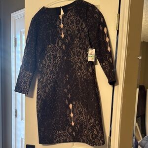 Elegant Black Lace Dress